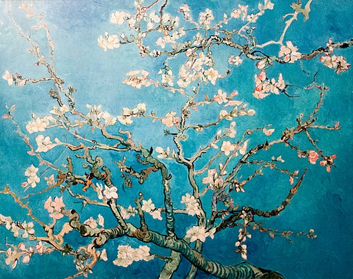 Almendro en flor pintado por Van Gogh
