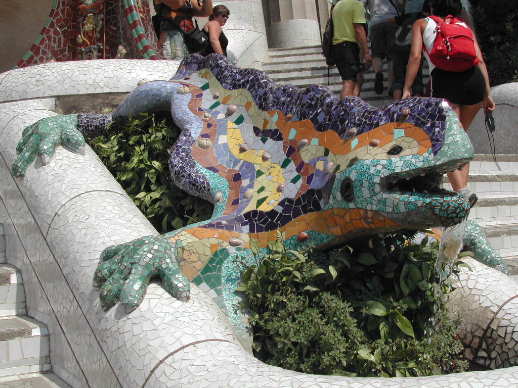 Parc Güell Salamander Statue